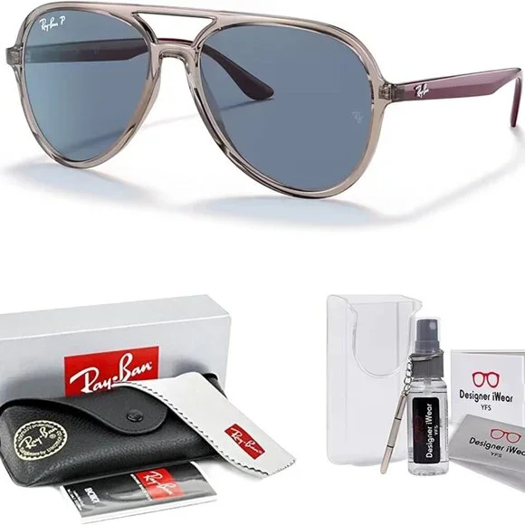 Aviator Sunglasses Unisex Polarized Lightweight Durable with Accessories Kit